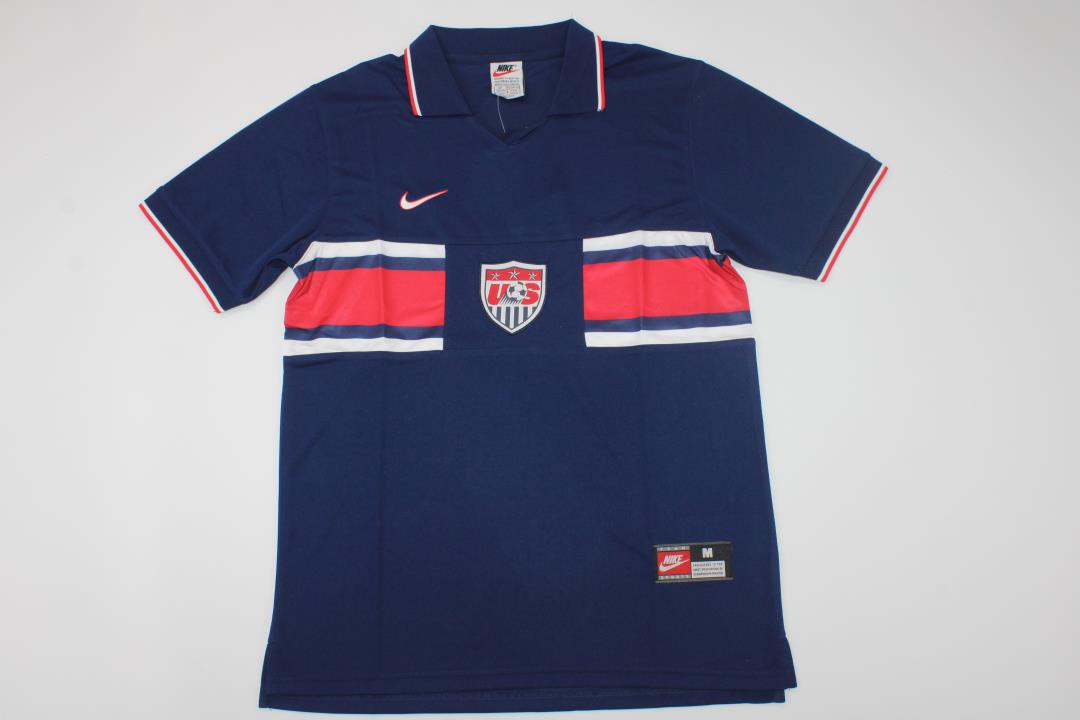 AAA Quality USA 95/97 Away Dark Blue Soccer Jersey